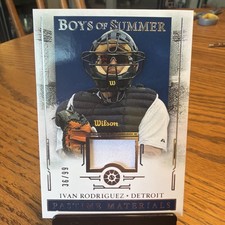 2025 Boys of Summer Baseball Ivan Rodriguez Pastime Materials /99