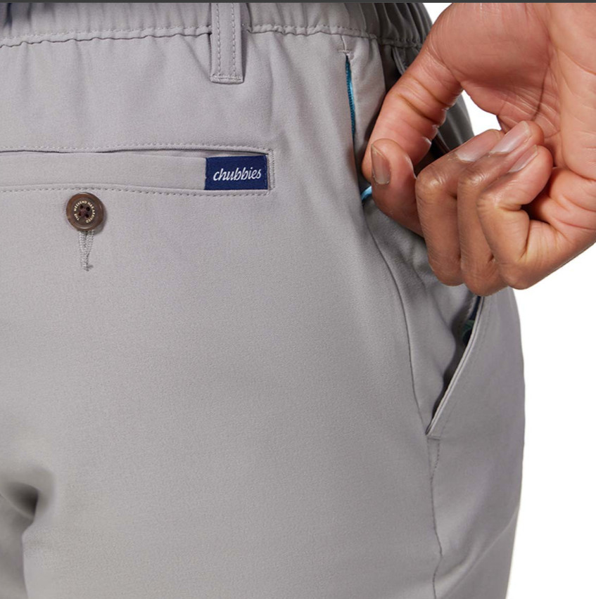 Chubbies Everywhere Performance Pants Gray Water … - image 19