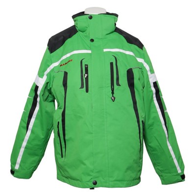 Euro Jeans, Skijacke, Herren, Größe: M, Grün/Schwarz/Weiß, Polyester #gOZ