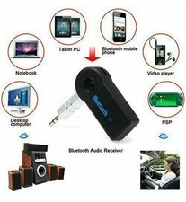Wireless Bluetooth Receiver 3.5mm Home Car Adapter TO AUX Audio Stereo Music