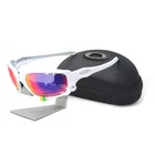 Oakley OO 9171-26 Racing Jacket Tour de France Polished White Sports Sunglasses