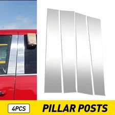 Window Pillar Posts Chrome Color Cover Door Trims for 2009-2018 Dodge Ram 1500