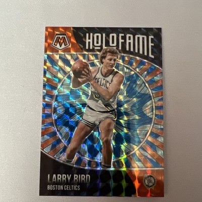 2020-21 Mosaic Larry Bird HoloFame Reactive Blue Prizm 91/99
