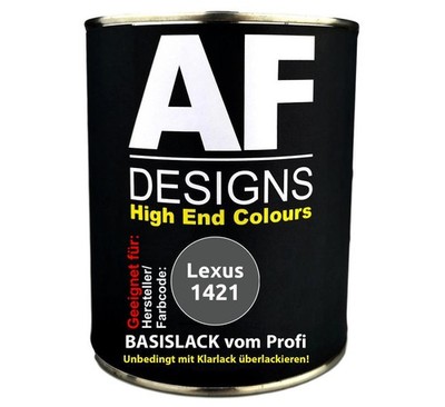 1L Autolack für Lexus 1421 Palmera Grey Metallic  Autolack Spritzfertig