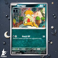 Carta Pokemon TCG Scraggy 134/217 Eroi Ascesi Oscurità Singola Trading Card