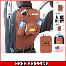 Durable Car Back Seat Protector and Organizer - 6 Storage Pockets for Travel