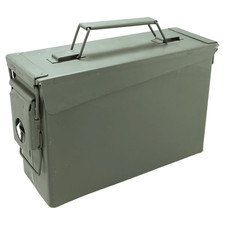 Military 30 CAL Grade 1 M19A1 Metal AMMO CAN 7.62mm BOX .30 CALIBER