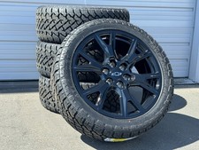 22 Black Chevy Tahoe Silverado 1500 Wheels Rims Tires Suburban Gmc Sierra Yukon