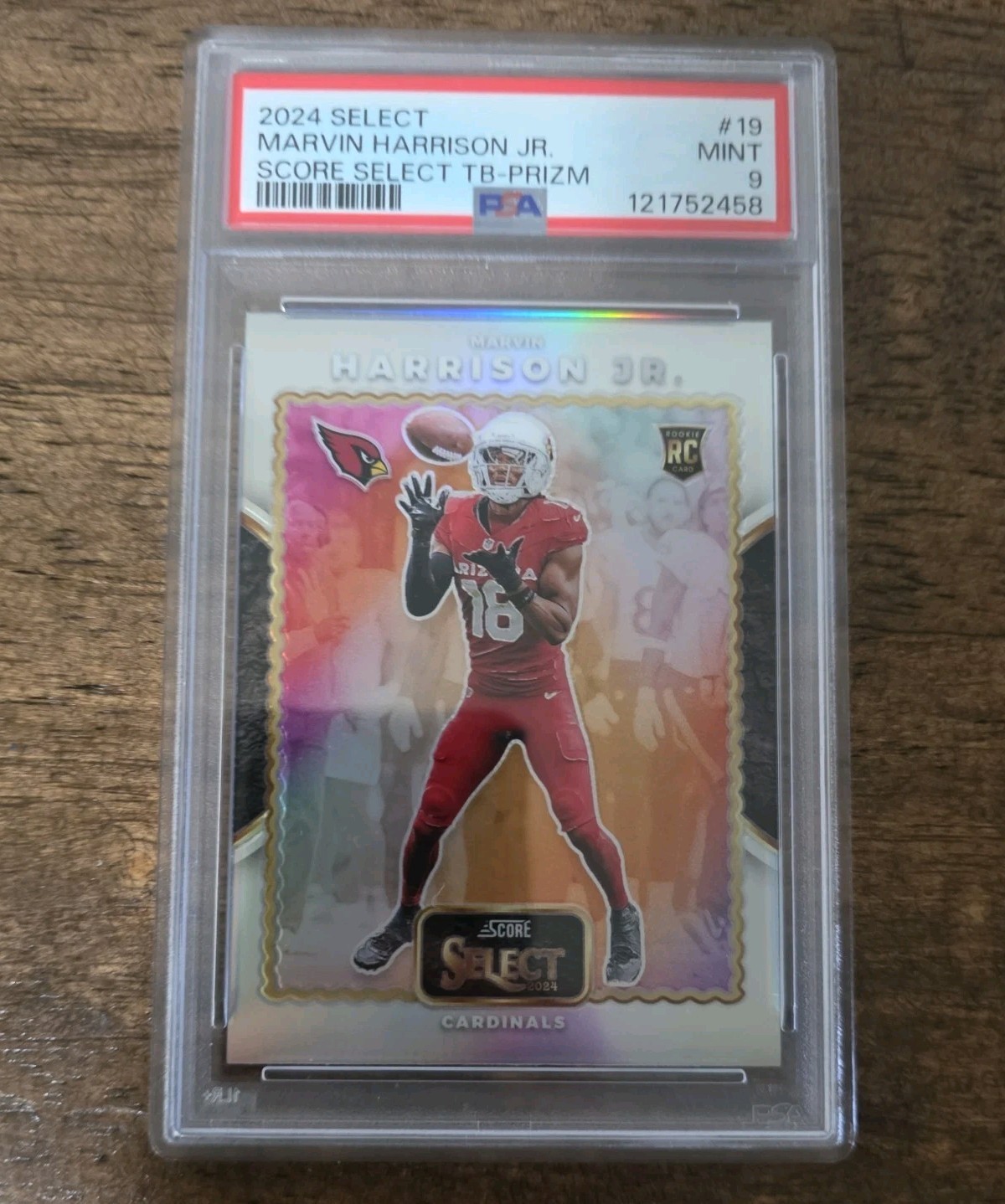 2024 Panini Select - Score Select Throwback Marvin Harrison Jr. #19 Silver Prizm