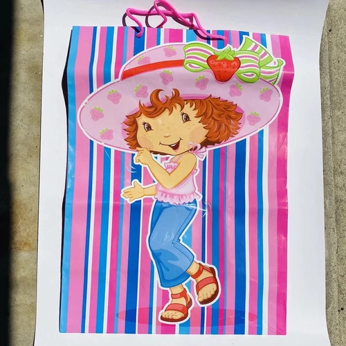 Vintage Strawberry Shortcake Gift Bag Blueberry Muffin Birthday Party Decor