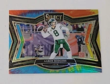2024 Panini Select AARON RODGERS FIELD LEVEL TIE-DYE PRIZM SSP /25