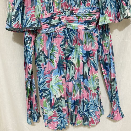 SAYLOR Byrd Mini Dress Flutter Sleeve Resort Tropical Size Small - Picture 14 of 17