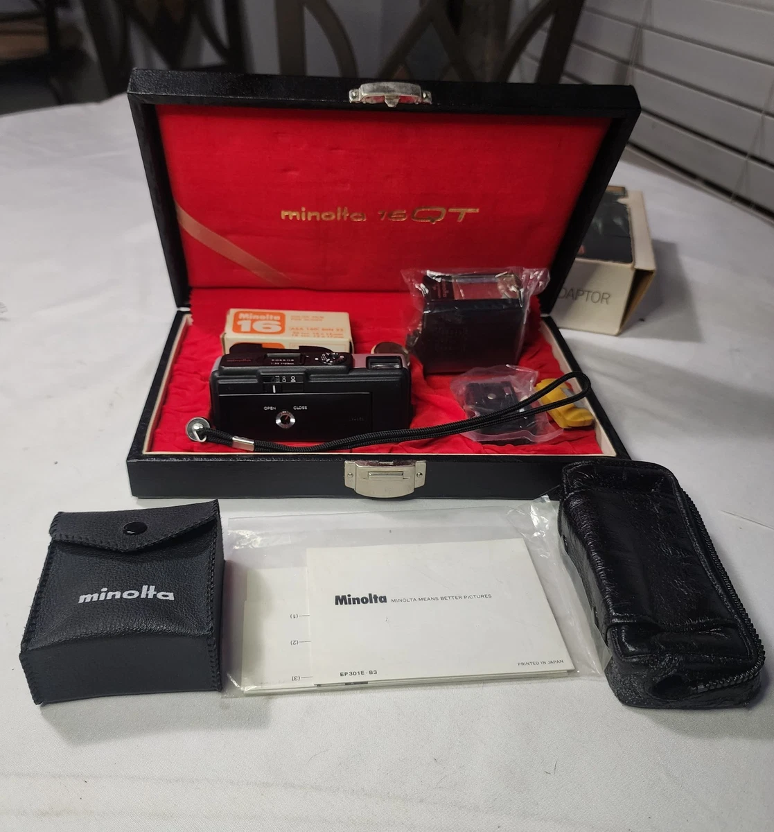 MINOLTA 16 QT FLASHGUN KIT フイルムカメラ MINOLTA 16 QT FLASHGUN KIT フイルムカメラ カメラ