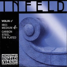 Infeld Blue Violin E String - tin-plated/steel: Medium