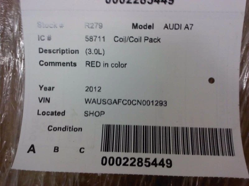 Bobina/encendedor compatible con 05-17 AUDI A6 229206 Foto 4 de 4