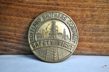 RARE Loffland Brothers Drilling Antique Pin Ohio Oil Gas Petroliana