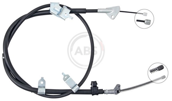 A.B.S. Bremsseil Seilzug Feststellbremse K19871 FüR Yaris Toyota Vios NCP92_-image