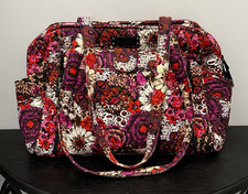 Vera Bradley Rosewood Diaper Bag With Changing Pad Stroll - Around - Pre-Owned