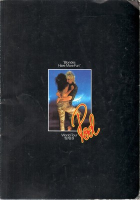 Rod Stewart Blondes Have More Fun World Tour 1978/9 tour programme 1978 large 96