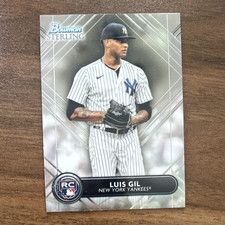 Topps 2022 Bowman Sterling Rookie Revelation Luis Gil Rookie #BSR-2 Yankees