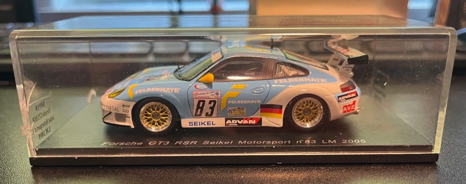 Spark 1/43 - Porsche GT3 RSR  ,Seikel Motorsport  #83  LeMans 2005 - Image 3 of 4