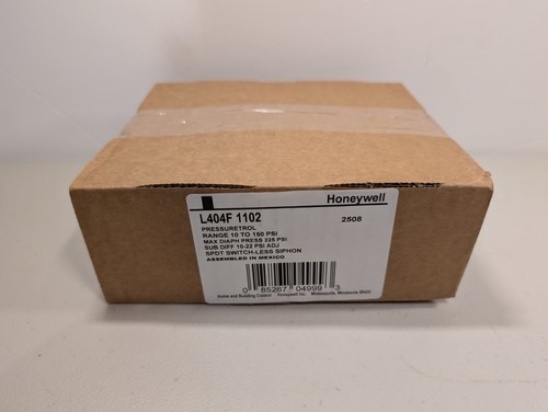 Honeywell L404F1102 Pressuretrol Controller Switch Boiler Furnace Control - Picture 3 of 5