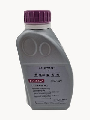 Original VW Audi Skoda Seat Kühlmittel G12 evo Fertigmischung G12E050M2 1 Liter