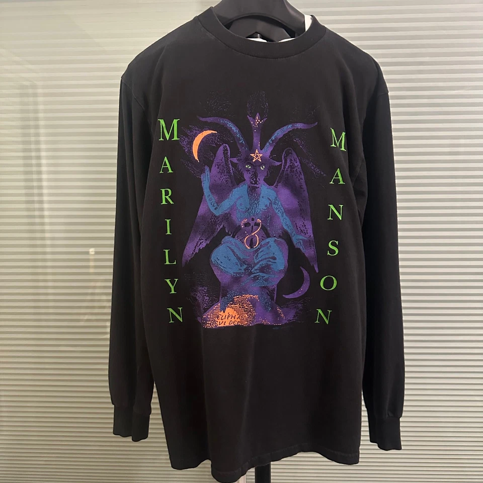 Camiseta Marilyn Manson - When I'm God Everyone Dies vintage años 90 M 1995 ORIGINAL Foto 2 de 4