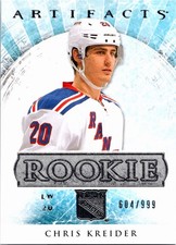 Chris Kreider Rookie Cards Checklist and Guide 17