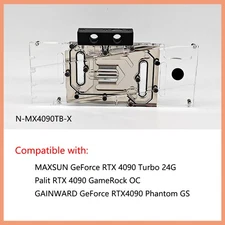 GPU Water Block For MAXSUN GeForce RTX 4090 Turbo 24G/Palit RTX 4090 GameRock OC