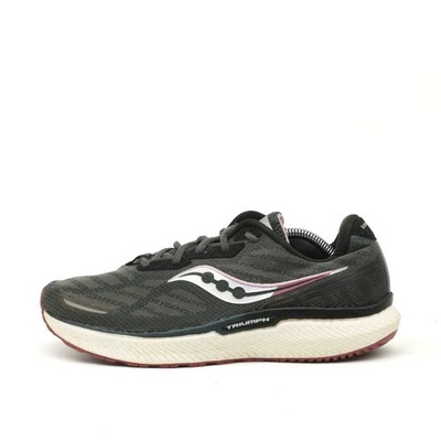 Saucony Damen Triumph 19 Sneaker Schwarz/Pink/Weiß Vegan Laufschuhe EU 42