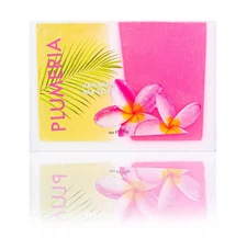 Lot of 2 - Maui Soap Co Plumeria Bar Soap with Kukui & Coconut Oil 6oz