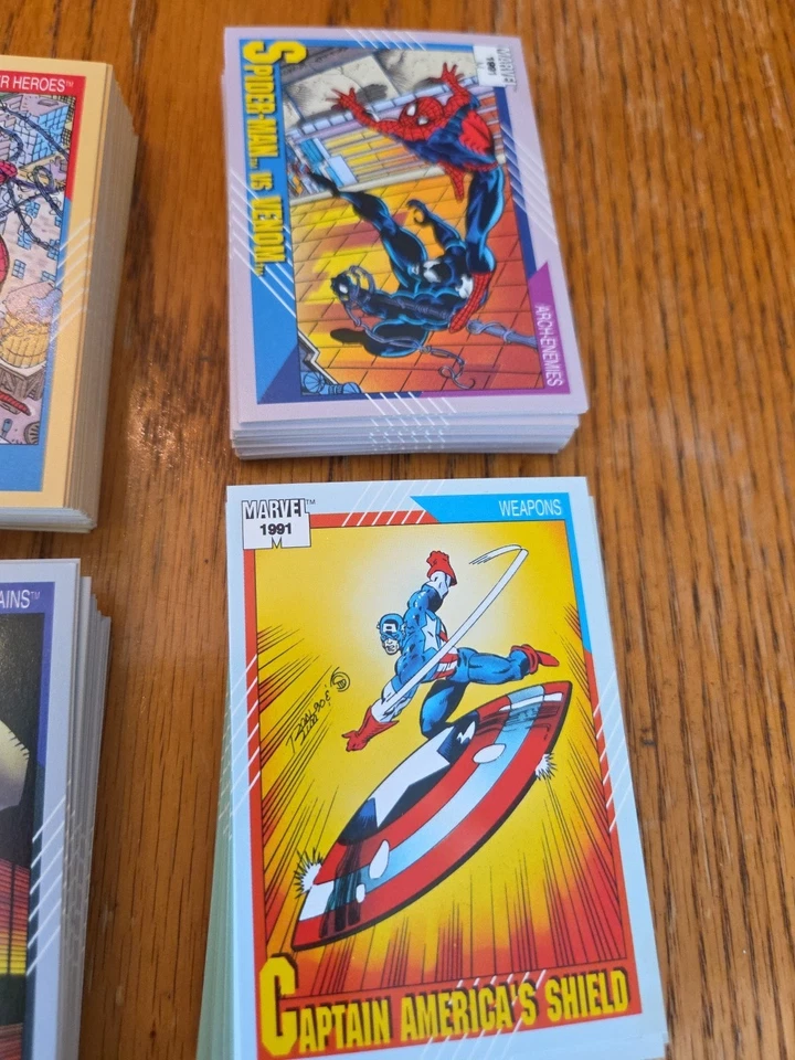 Tarjetas coleccionables Marvel Universe Series 2 Impel 1991, #1-162 casi nuevas - faltan 4 Foto 4 de 4