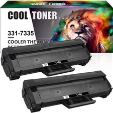2PK 331-7335 Black Toner Cartridge for Dell B1160 B1160w B1165nfw B1163w Printer