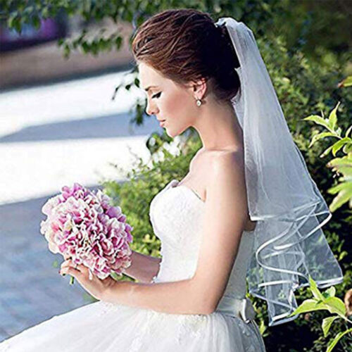 Hochzeit - Braut - Schleier mit Kamm Haarschmuck Hochzeit DHL - Bild 13 von 17