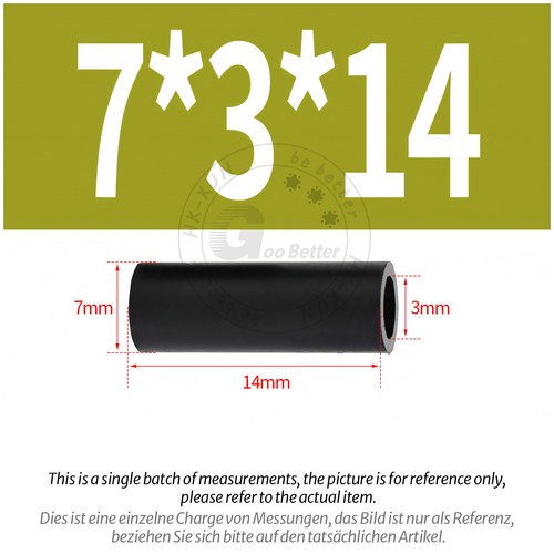 Black Nylon Standoff Plastic Spacers Washers M3 | M4 | M5 | M6 | M8 | M10 | M12 - Picture 39 of 230