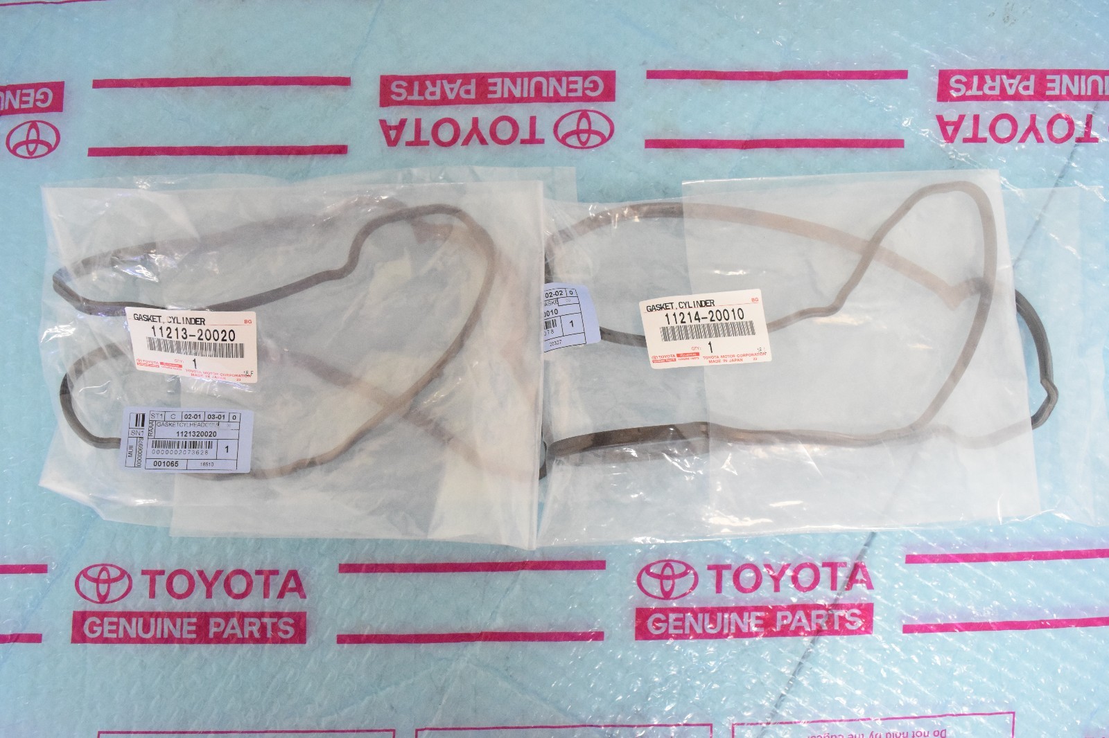 LEXUS / TOYOTA OEM VALVE COVER GASKETS RH & LH 1121320020,1121420010