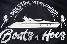 Prestige Worldwide Flag Boats and Hoes Banner 3x5ft Poster  Step Brothers Movie 