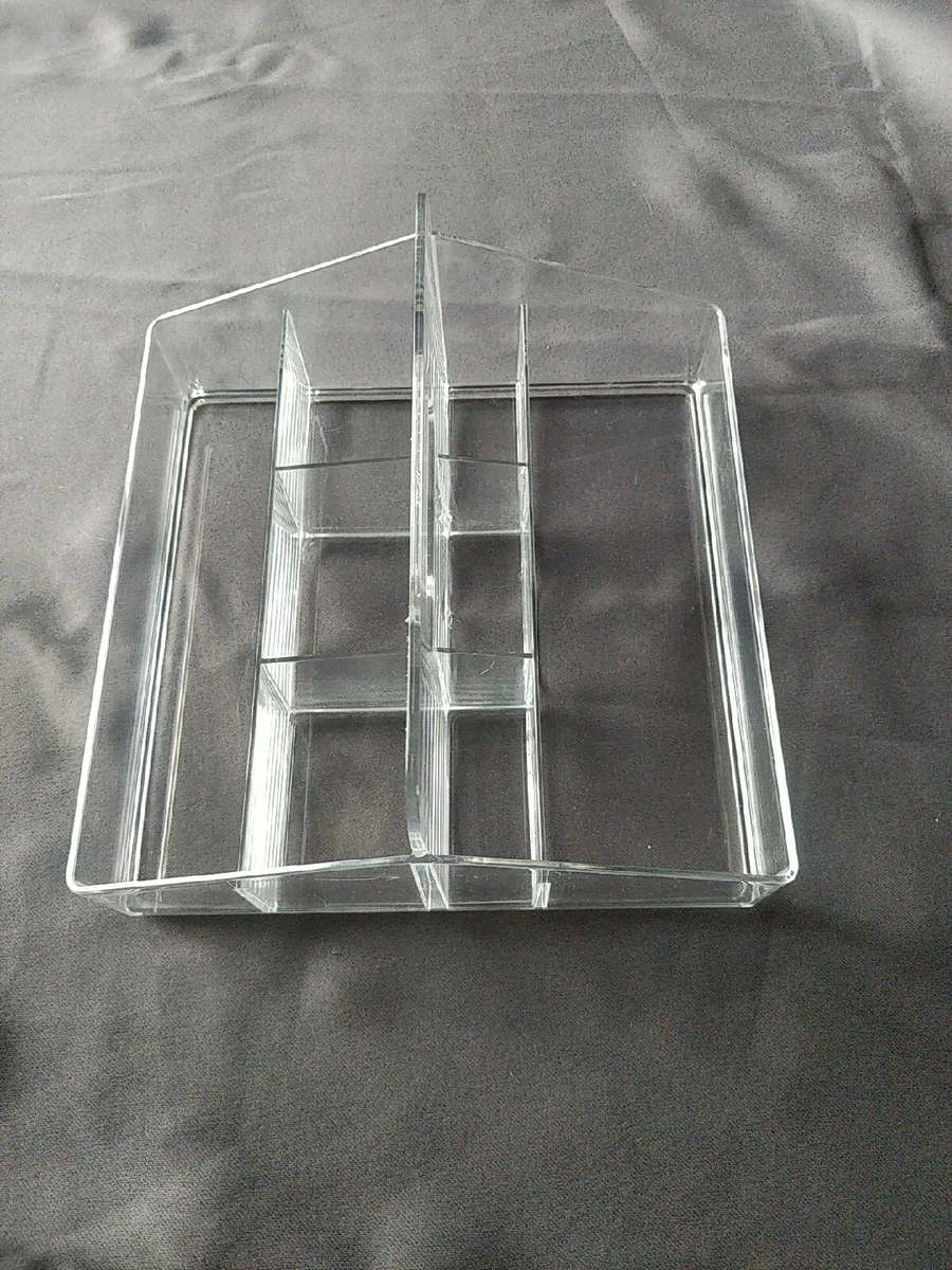 Acrylic Makeup Caddy With Handle Saubhaya Makeup