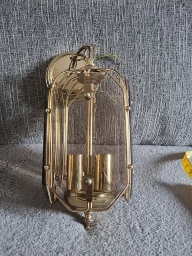 Charming Vintage Brass effect Hall or inside Porch Light Fitting. - 第 1/23 張圖片