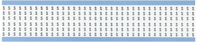 Brady TWM-S-PK 1.5''  Low-Profile Glossy Vinyl-Coated Polyester Wire Marker  25pk