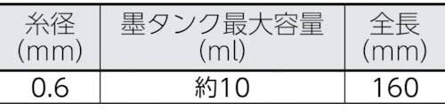 Japanese SHINWA Handy Black ink Line Marker 73285 Jr.Plus Blue