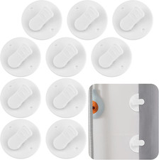 10 Pcs Shower Curtain Clips Self Adhesive Shower Curtain Clips Windproof Splash
