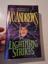 V. C. Andrews Paperback Book Vintage Lightning Strikes