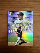 2019 Bowman Platinum Renowned Rookies #RR-5 Justus Sheffield RC Purple /250