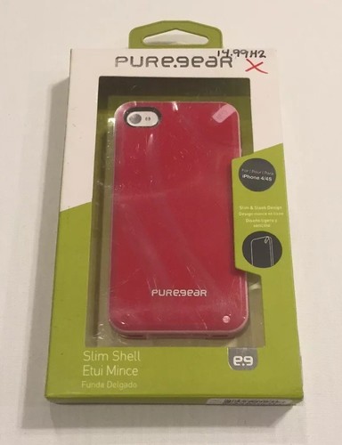 PureGear iPhone 4/4s Slim Shell Case Cover Pink New - Picture 3 of 4