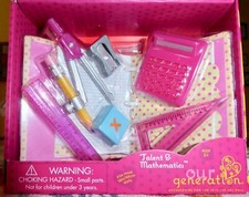 NEW OUR GENERATION Talent  Mathematics Set for 18" Dolls incl. American Girl
