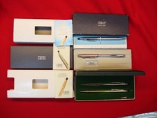 CROSS PEN PENCIL LOT OF 4 PC. - - PARTS OR REPAIR - CHROME G.F.