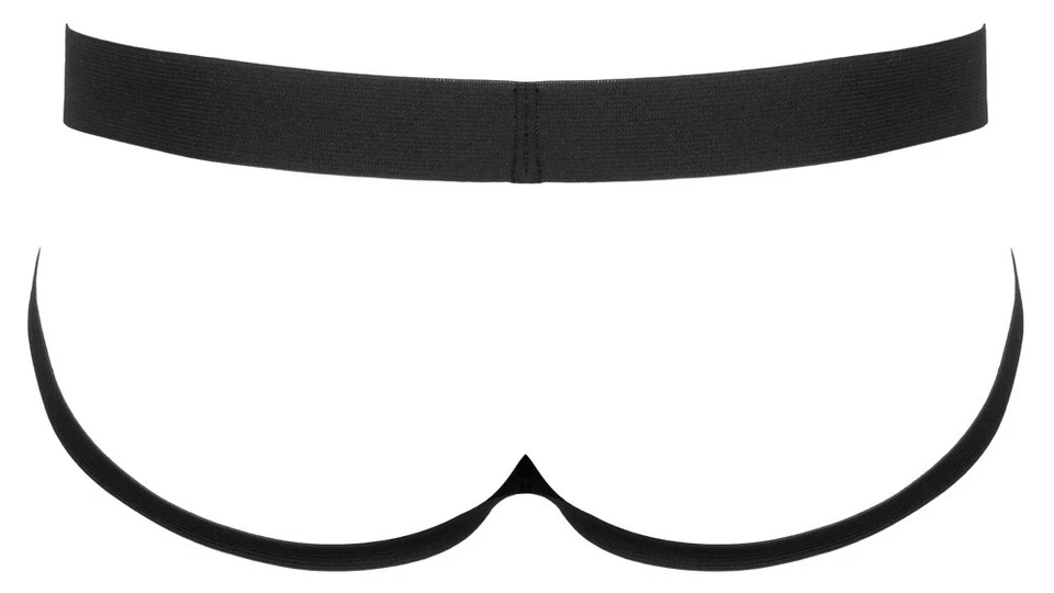 Sexy Lack Jockstrap Herren Unterwäsche Schwarz Fetish Gay Pride BDSM Slave Look - Bild 3 von 4