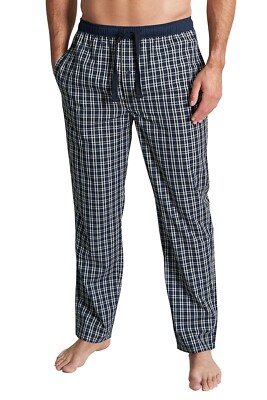 1 lange Herren Schlafhose Loungehose von TOM TAILOR mit Eingriff Taschen Zugband